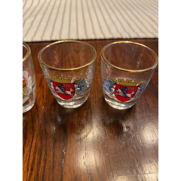 Vintage German Shot Glasses set of 4 - Picture 3 of 6